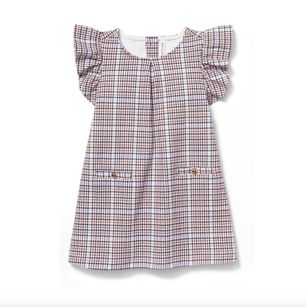 NWT JANIE AND JACK Plaid Shift Dress